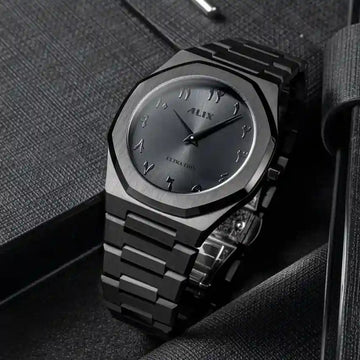 Black Aura Arabic Watch