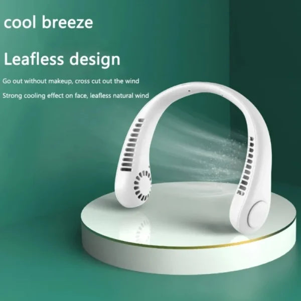 Portable Rechargeable Fan Bladeless Neck Fan