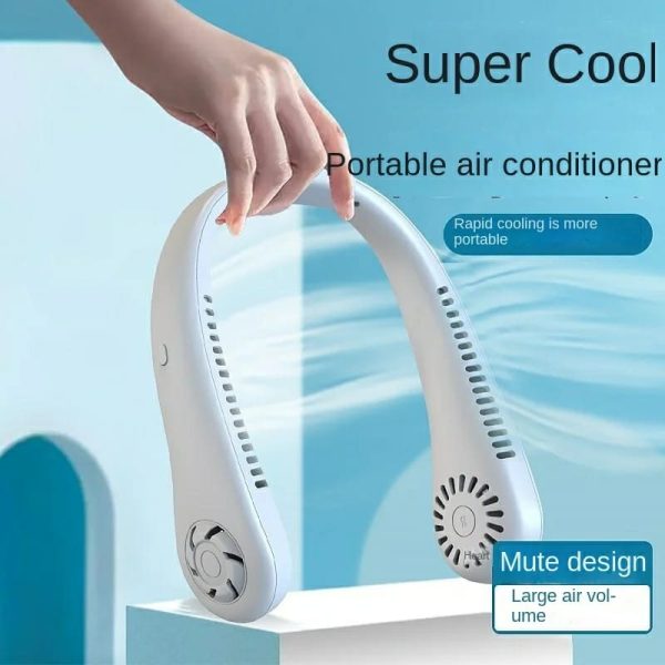 Portable Rechargeable Fan Bladeless Neck Fan